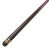 Кий ручной работы для русского бильярда Дедушки Филатова Рускеала, двусоставной, укороченный 136 см (граб, черный граб, палисандр)